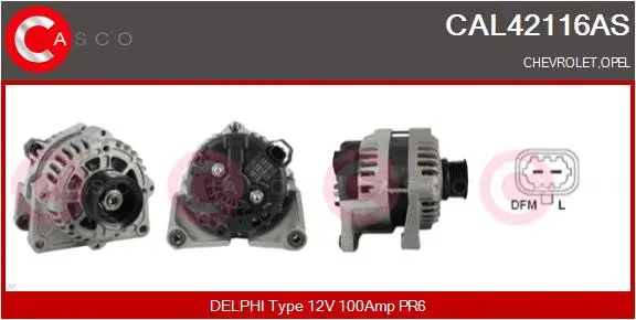 Alternator (CAL42116AS)