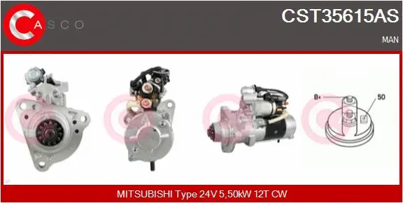Starter (CST35615AS)