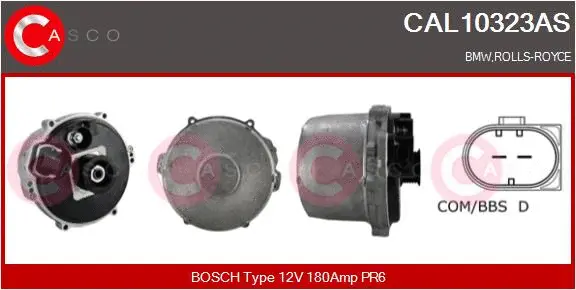 Alternator (CAL10323AS)
