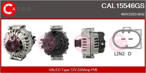 Alternator (CAL15546GS)