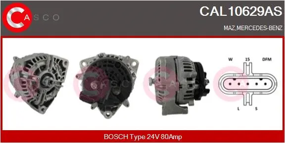 Alternator (CAL10629AS)