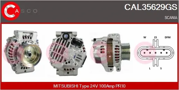 Alternator (CAL35629GS)