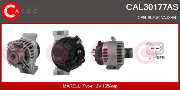 Alternator (CAL30177AS)