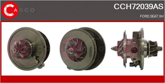 Core assembly, turbocharger (CCH72039AS)