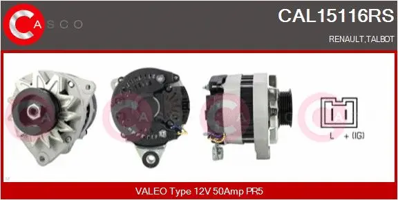 Alternator (CAL15116RS)