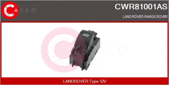 Switch, window regulator (CWR81001AS)