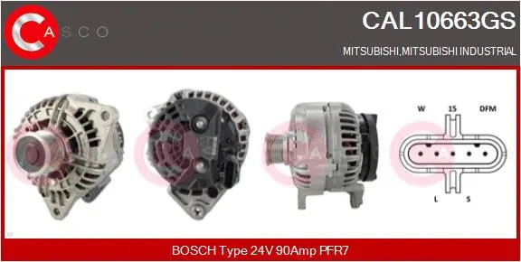 Alternator (CAL10663GS)