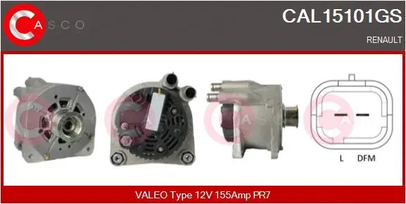 Alternator (CAL15101GS)