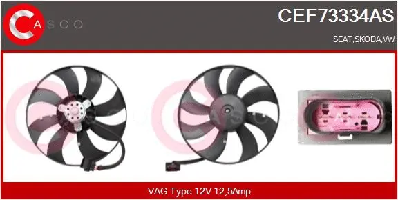 Fan, engine cooling (CEF73334AS)