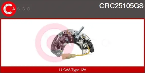 Rectifier, alternator (CRC25105GS)