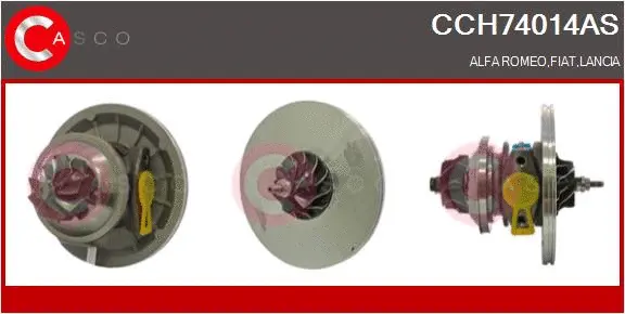 Core assembly, turbocharger (CCH74014AS)