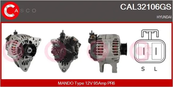 Alternator (CAL32106GS)