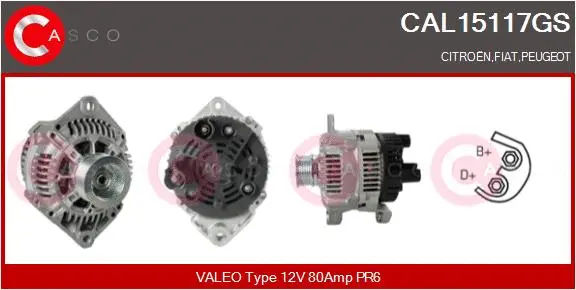 Alternator (CAL15117GS)