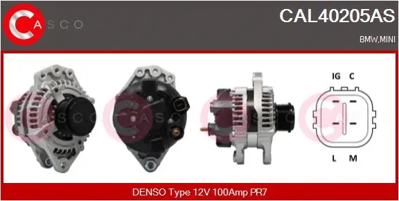 Alternator (CAL40205AS)