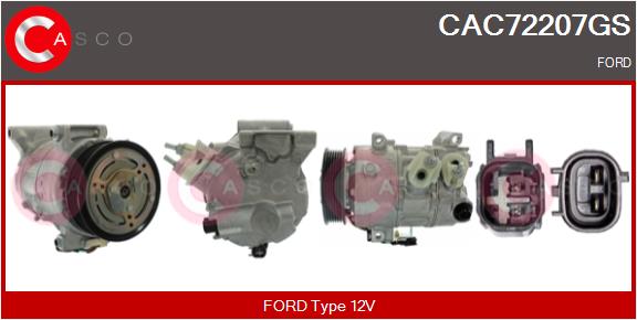 Compressor, air conditioning (CAC72207GS)