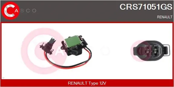 Resistor, interior blower (CRS71051GS)