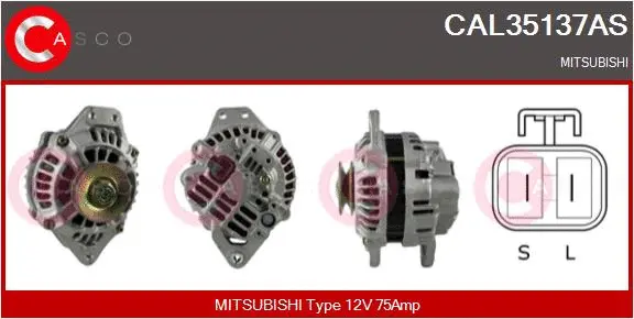 Alternator (CAL35137AS)