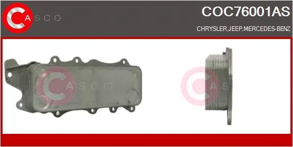Oil Cooler, engine oil (COC76001AS)