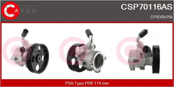 Hydraulic Pump, steering (CSP70116AS)