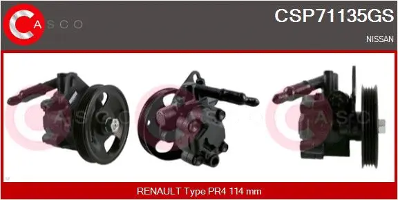 Hydraulic Pump, steering (CSP71135GS)