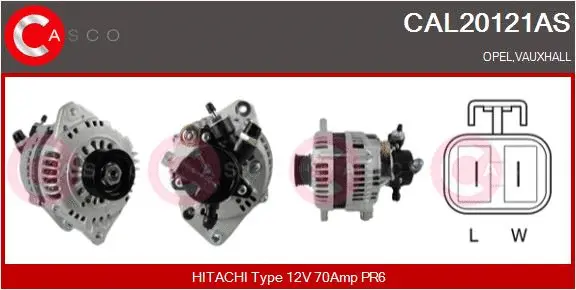 Alternator (CAL20121AS)