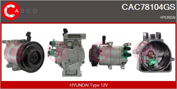 Compressor, air conditioning (CAC78104GS)
