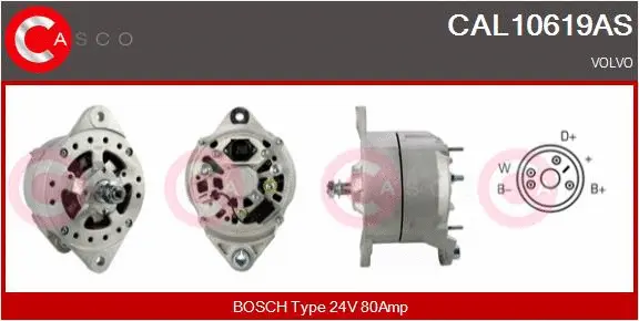 Alternator (CAL10619AS)