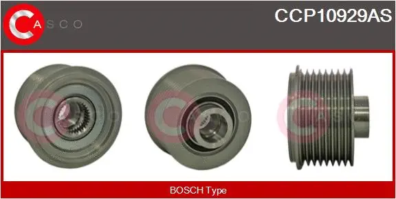 Belt Pulley, alternator (CCP10929AS)