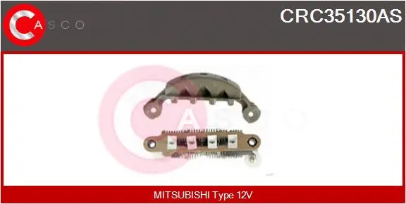 Rectifier, alternator (CRC35130AS)