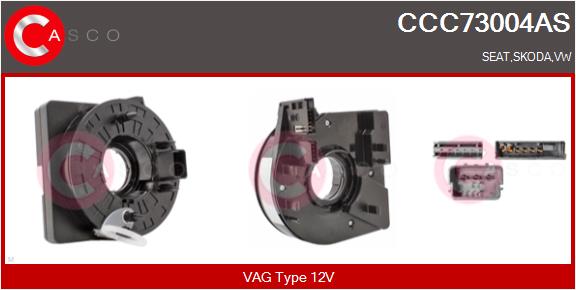 Clockspring, airbag (CCC73004AS)