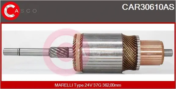 Armature, starter (CAR30610AS)