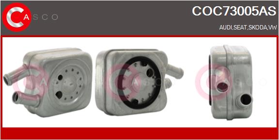 Oil Cooler, engine oil (COC73005AS)