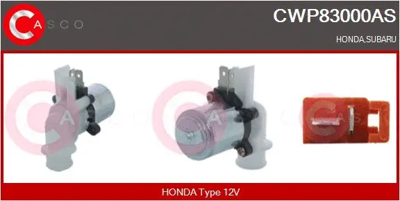 Washer Fluid Pump, window cleaning (CWP83000AS)