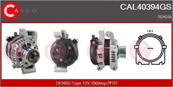 Alternator (CAL40394GS)