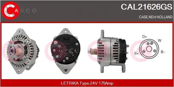 Alternator (CAL21626GS)