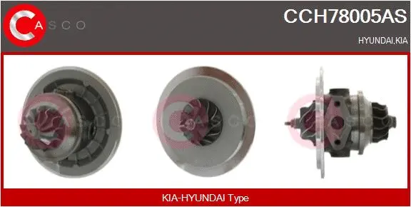 Core assembly, turbocharger (CCH78005AS)