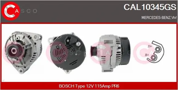 Alternator (CAL10345GS)