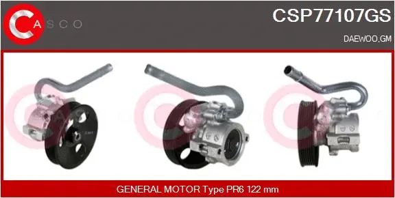 Hydraulic Pump, steering (CSP77107GS)
