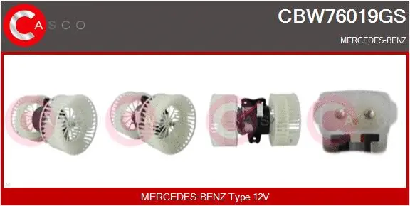 Interior Blower (CBW76019GS)