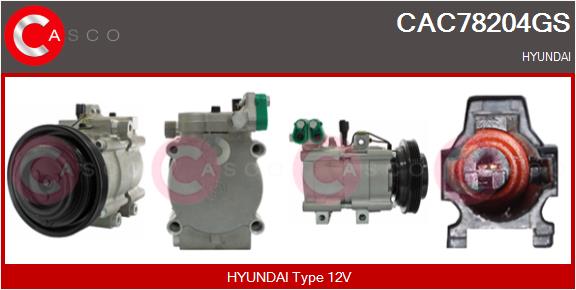 Compressor, air conditioning (CAC78204GS)