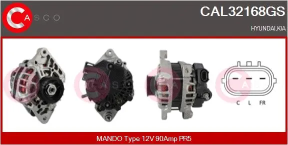 Alternator (CAL32168GS)