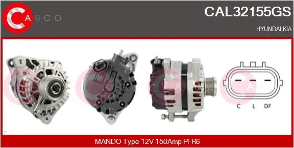 Alternator (CAL32155GS)