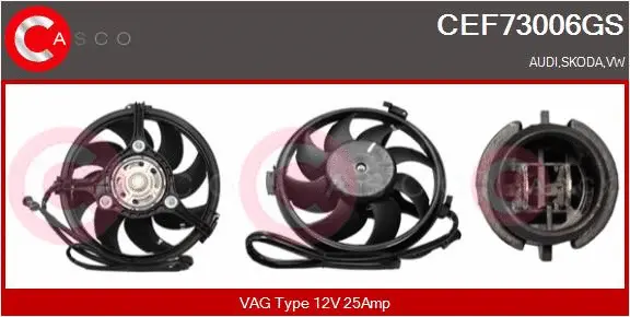 Electric Motor, radiator fan (CEF73006GS)