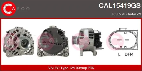 Alternator (CAL15419GS)
