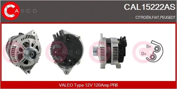 Alternator (CAL15222AS)