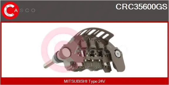 Rectifier, alternator (CRC35600GS)