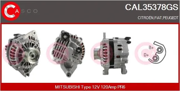 Alternator (CAL35378GS)