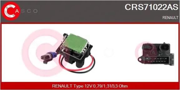 Resistor, interior blower (CRS71022AS)