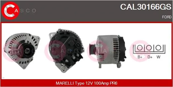 Alternator (CAL30166GS)