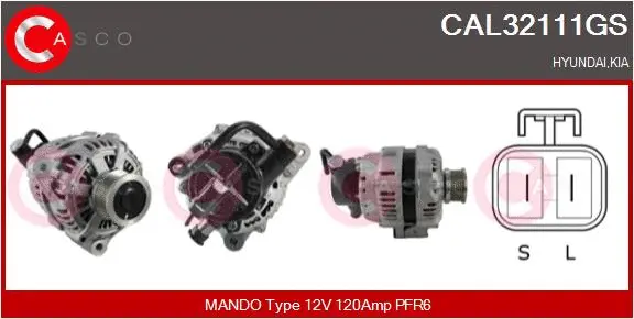 Alternator (CAL32111GS)